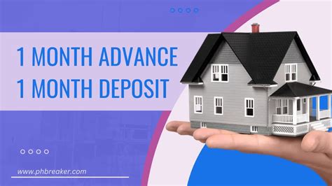 one month advance one month deposit|Need help. We rented nung March 15. We paid 1 month advance .
